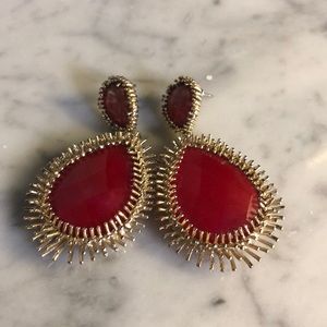 Kendra Scott Pink Sunburst Earrings